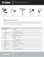 Preview for 1 page of D-Link DCS-60 Technical Specifications