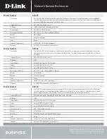 Preview for 2 page of D-Link DCS-60 Technical Specifications
