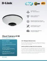 D-Link DCS?6010L Specifications preview