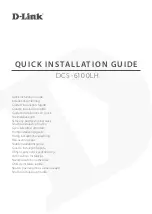 D-Link DCS-6100LH/E Quick Installation Manual предпросмотр