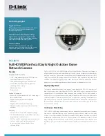 Предварительный просмотр 1 страницы D-Link DCS-6314 Brochure & Specs