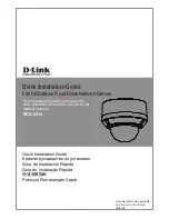 Preview for 1 page of D-Link DCS-6314 Quick Installation Manual