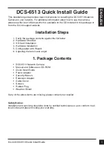 Preview for 3 page of D-Link DCS-6513/E Quick Installation Manual