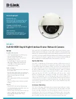 Preview for 1 page of D-Link DCS 6513 Features & Specifications