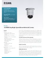 Предварительный просмотр 1 страницы D-Link DCS-6616 Brochure & Specs