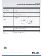 Предварительный просмотр 4 страницы D-Link DCS-6616 Brochure & Specs