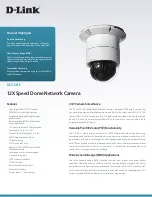 Preview for 1 page of D-Link DCS-6616 Technical Specifications