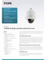 Предварительный просмотр 1 страницы D-Link DCS-6815 Brochure & Specs