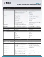 Предварительный просмотр 3 страницы D-Link DCS-6815 Brochure & Specs