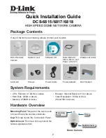 Preview for 2 page of D-Link DCS-6815 Quick Installation Manual