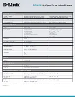 Preview for 3 page of D-Link DCS-6818 Datasheet