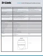 Предварительный просмотр 3 страницы D-Link DCS-6915 Technical Specifications