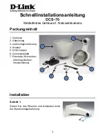 Preview for 4 page of D-Link DCS-70 Quick Install Manual