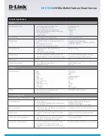 Предварительный просмотр 3 страницы D-Link DCS-7010L Brochure & Specs