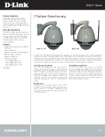 Предварительный просмотр 1 страницы D-Link DCS-71 Series Specifications