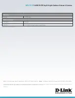 Preview for 4 page of D-Link DCS-7513 Technical Specifications