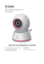 Предварительный просмотр 1 страницы D-Link DCS-850L Quick Installation Manual