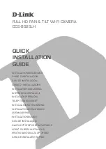 Предварительный просмотр 1 страницы D-Link DCS-8525LH Quick Installation Manual