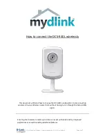 Preview for 1 page of D-Link DCS-930L How To Connect