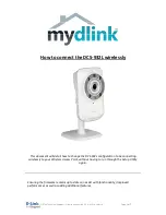 D-Link DCS-932L How To Connect preview