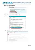 Preview for 2 page of D-Link DCS-936L Technical Support Setup Procedure