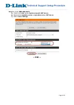 Preview for 4 page of D-Link DCS-936L Technical Support Setup Procedure