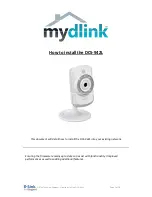 D-Link DCS-942L How To Install preview