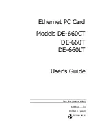 Предварительный просмотр 1 страницы D-Link DE-660CT User Manual