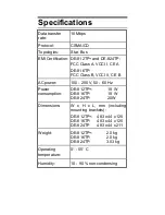 Предварительный просмотр 13 страницы D-Link DE-816TP - Hub 16Port 10MBs 16RJ45 1BNC 1A Ui... Install Manual