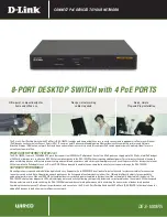 D-Link DES-1008PA Datasheet предпросмотр