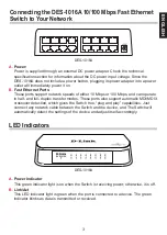 Предварительный просмотр 4 страницы D-Link DES-1016A/C1A Quick Installation Manual