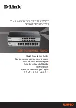 Предварительный просмотр 1 страницы D-Link DES-1016D - Switch Quick Installation Manual