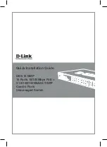 D-Link DES-1018MP Quick Installation Manual предпросмотр