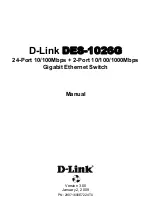 D-Link DES-1026G/E1A Manual предпросмотр