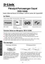 Preview for 18 page of D-Link DES-1026G Quick Installation Manual