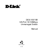 D-Link DES-105 User Manual preview