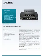 D-Link DES-108 Specifications предпросмотр