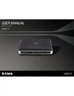 Предварительный просмотр 1 страницы D-Link DES-1105 - Desktop Switch User Manual