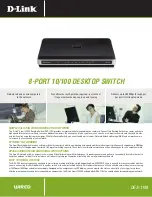 D-Link DES-1108 - Switch Specifications предпросмотр