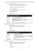 Предварительный просмотр 186 страницы D-Link DES-3028 Cli Reference Manual