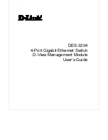 D-Link DES-3204 User Manual preview