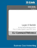 Предварительный просмотр 1 страницы D-Link DES-3226L Cli Command Reference