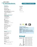 Предварительный просмотр 4 страницы D-Link DES-3226S Technical Specifications