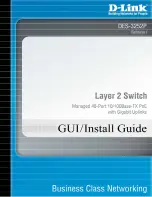 Предварительный просмотр 1 страницы D-Link DES-3252P - Web Smart Switch Install Manual