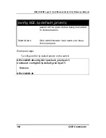 Предварительный просмотр 164 страницы D-Link DES-3326S - Switch - Stackable Command Line Interface Reference Manual