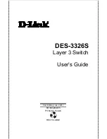 D-Link DES-3326S - Switch - Stackable User Manual preview