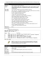 Предварительный просмотр 76 страницы D-Link DES-3528 - xStack Switch - Stackable Cli Reference Manual