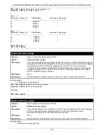 Предварительный просмотр 134 страницы D-Link DES-3528 - xStack Switch - Stackable Cli Reference Manual