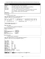 Предварительный просмотр 249 страницы D-Link DES-3528 - xStack Switch - Stackable Cli Reference Manual