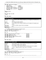 Предварительный просмотр 403 страницы D-Link DES-3528 - xStack Switch - Stackable Cli Reference Manual